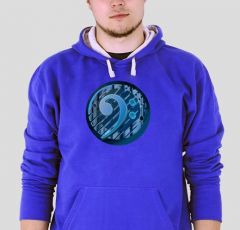 Bass clef B1 Hoodie double color